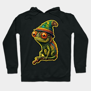 Psychedellic chameleon Hoodie